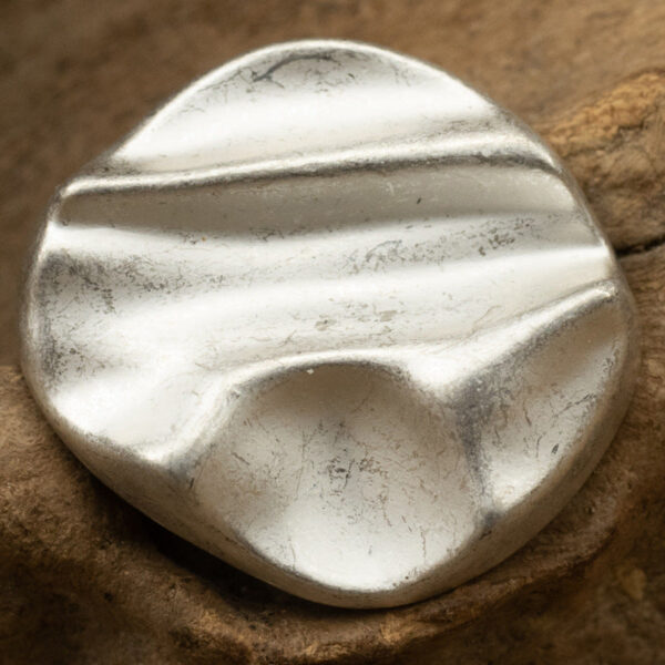 Irregular Geometric Matte Silver Gold Metal Shank Buttons,10pcs