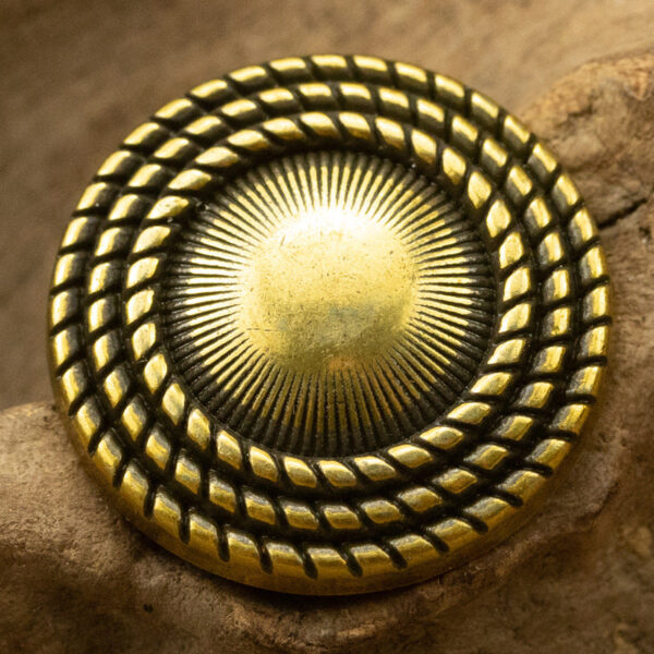 Antiqued Bronze Irregular Shank Metal Buttons for Vintage Suit 10Pcs