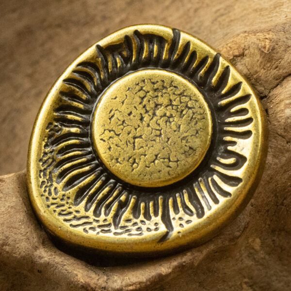 Antiqued Bronze Irregular Shank Metal Buttons for Vintage Suit 10Pcs