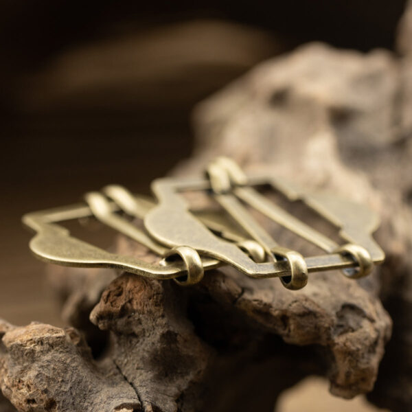 Suit Vests Waistband Double-Needle Brass Buckle Adjustment Buttons 10pcs - Image 4