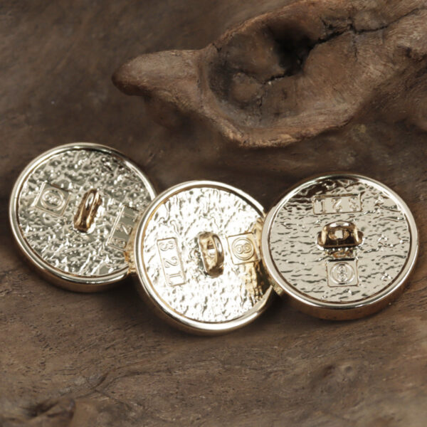 Jade Green Resin and Metal Button for Chinese Style Hanfu 10pcs - Image 2