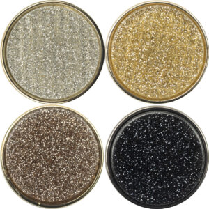Fashion Round Pearl Lustre Resin Faced Metal-Based Buttons,5pcs 