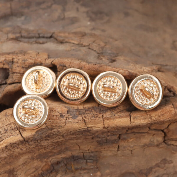 12.5mm Emerald Green Resin Buttons for Dresses Shirts 10pcs - Image 2