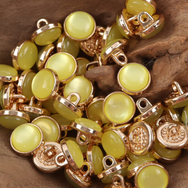 12.5mm Emerald Green Resin Buttons for Dresses Shirts 10pcs - Image 8