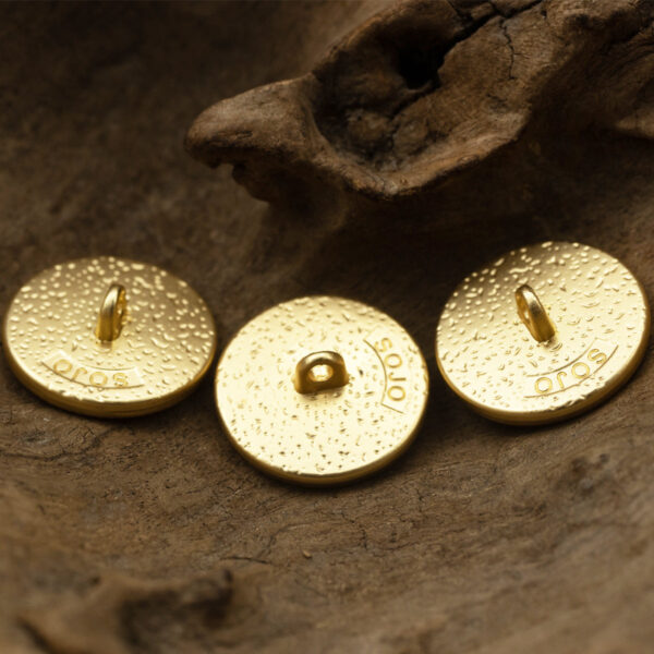 Premium French Retro Golden Metal Base Pearl Glaze Shank Button 10pcs - Image 2