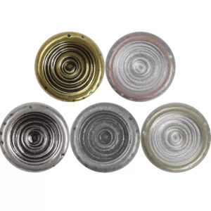 Antique Color Bowl-Shaped Shank Metal Buttons,10PCS 