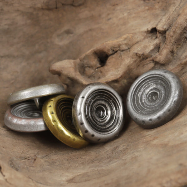 Antique Color Bowl-Shaped Shank Metal Buttons,10PCS