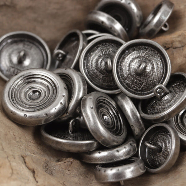 Antique Color Bowl-Shaped Shank Metal Buttons,10PCS
