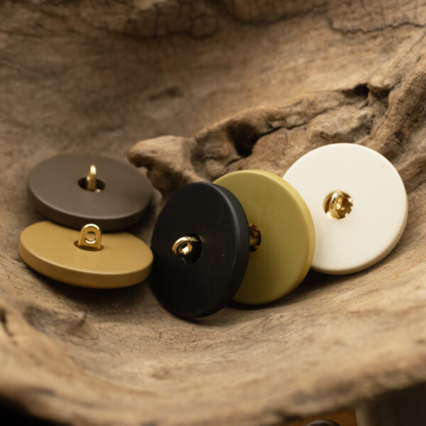 Round Auspicious Cloud Chinese Style Metal Button with Shank 10pcs - Lots of Buttons