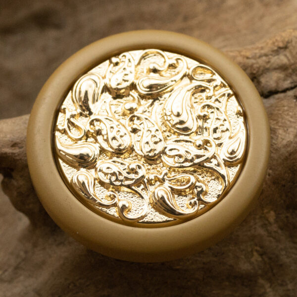 Round Auspicious Cloud Chinese Style Metal Button with Shank 10pcs - Lots of Buttons