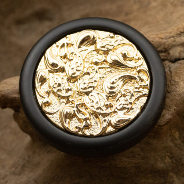 Round Auspicious Cloud Chinese Style Metal Button with Shank 10pcs - Lots of Buttons