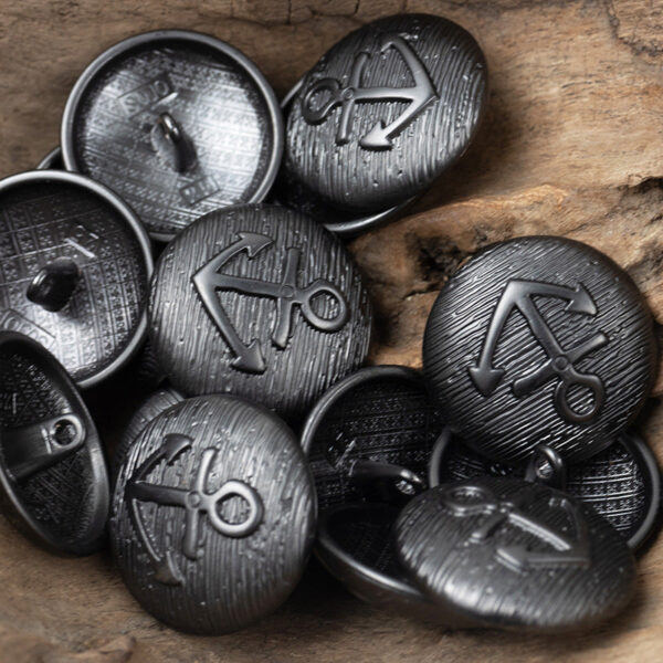 Vintage Navy Style Anchor Pattern Metal Button for Cosplay Uniform 10pcs - Image 6