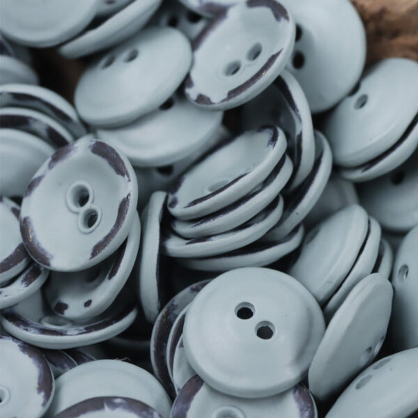 11.5mm Bowl-Shaped Distressed Rust-Colored Metal Buttons 10pcs - Image 4