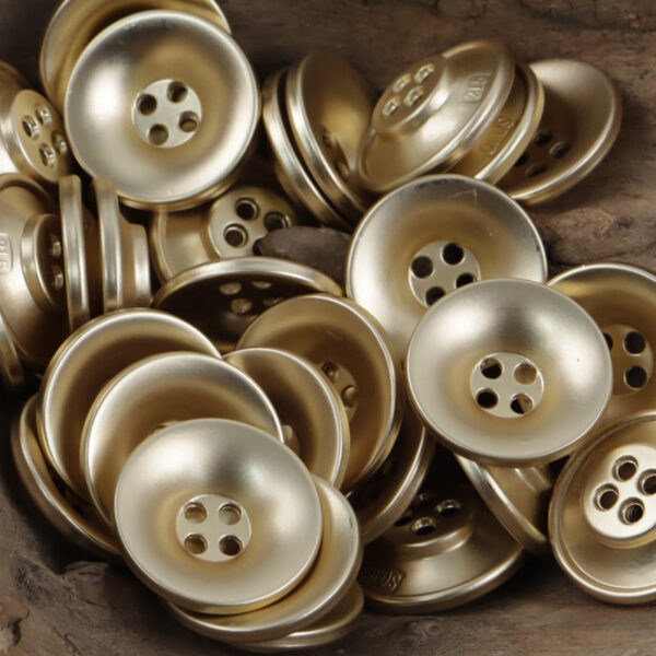 Bronze Bowl-Shaped Metal Buttons for Retro Trendy Overcoats 10pcs - Image 5