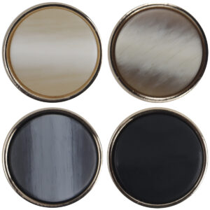 Golden Metallic Base Shank Buttons for Windbreaker Coat Jacket 10pcs - Lots of Buttons