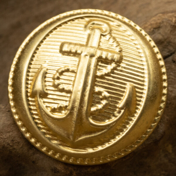 British Anchor Pattern,Vintage Gold and Silver Brass Buttons 20 Pack - Image 3