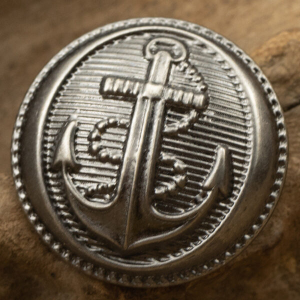 British Anchor Pattern,Vintage Gold and Silver Brass Buttons 20 Pack - Image 4