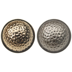 Tea Gold Mushroom Shank Metal Buttons for Denim Jackets - 10pcs - Lots of Buttons