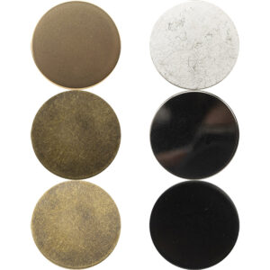 Roundd Flat Metal Buttons with Shank for Cargo Pants - 20pcs - Lots of Buttons