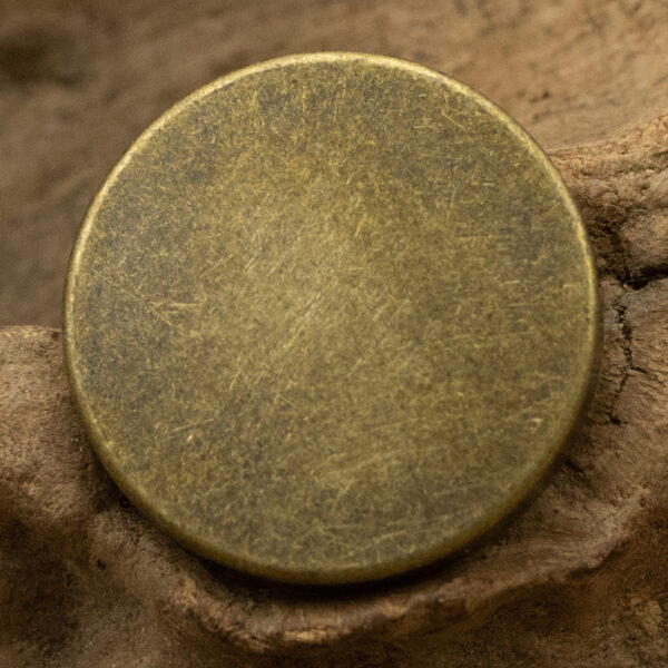 Roundd Flat Metal Buttons with Shank for Cargo Pants - 20pcs - Lots of Buttons