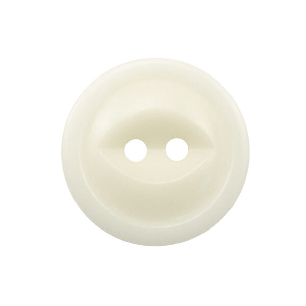 2-Hole Fish-Eye Natural Corozo Tagua Nut Buttons 10pcs