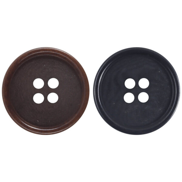 Frosted Red-Brown Natural Fruit Button for Handmade Knits 10pcs