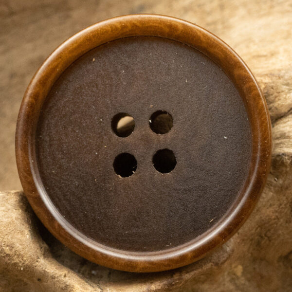 Frosted Red-Brown Natural Fruit Button for Handmade Knits 10pcs - Image 4