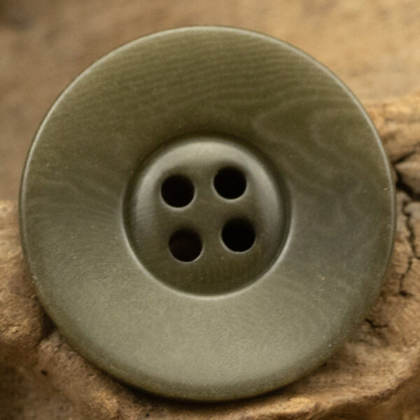 Ripple Natural Corozo Tagua Nut Buttons Round 4 Hole,10pcs