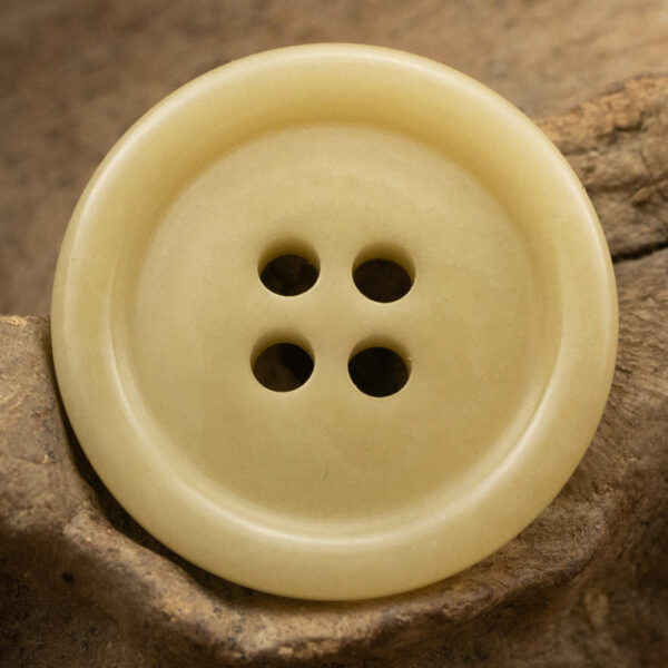 15-20MM Light Yellow Eco-Friendly Fruit Buttons 10pcs - Image 4