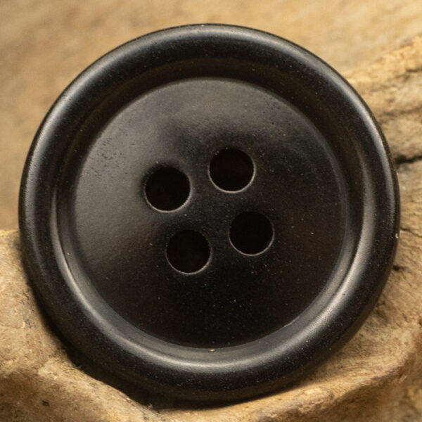 Round Black Tagut Nut Buttons for Men's Women's Casual Suit - 10pcs