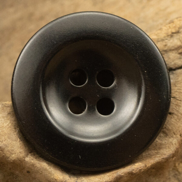 Round Black Tagut Nut Buttons for Men's Women's Casual Suit - 10pcs