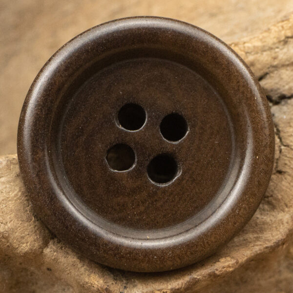 Dark Khaki Sustainable Fruit Buttons for Tailors and Designers 10pcs - Image 5