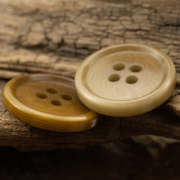 15MM/20MM Khaki Eco-Friendly and Sustainable Fruit Buttons 10pcs - Image 3