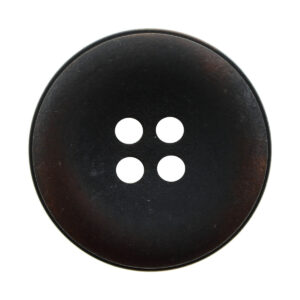 Burned Matte Black Vintage Natural Corozo Buttons,10 Pack 
