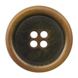 Burnt Dark Green 4-Hole Corozo Tagut Nut Buttons 10pcs - Lots of Buttons