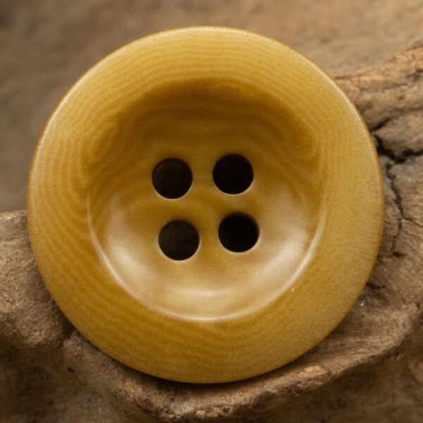 15-20mm Khaki Yellow Sustainable Fruit Buttons for Cardigans 10pcs - Image 6