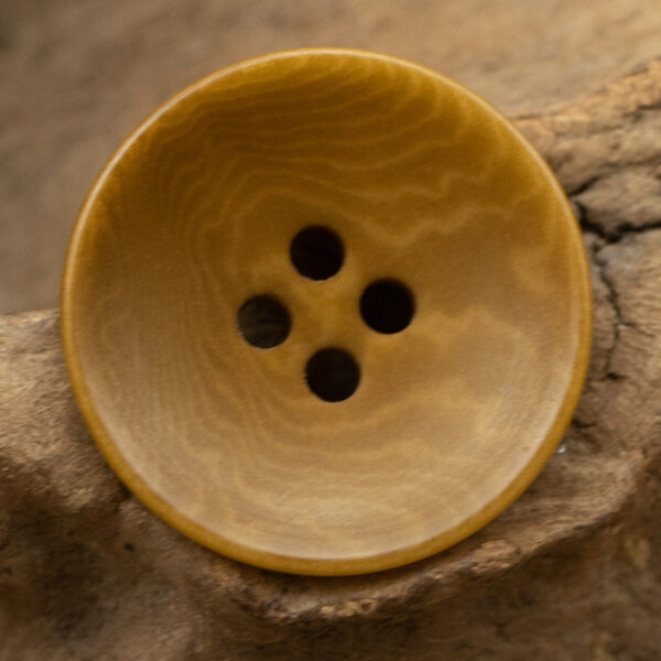15-20mm Khaki Yellow Sustainable Fruit Buttons for Cardigans 10pcs - Image 7