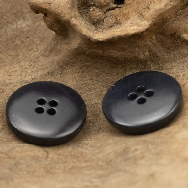 Dark Blue Distressed Burnished Fruit Buttons for Jackets and Suits 10pcs - Image 4