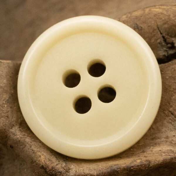 Light Beige Bowl-Shaped Four-Hole Natural Fruit Tagut Nut Buttons 10pcs - Image 4