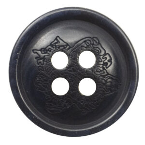 Laser Engraved Chinese Auspicious Clouds Dragon Fruit Buttons 10pcs