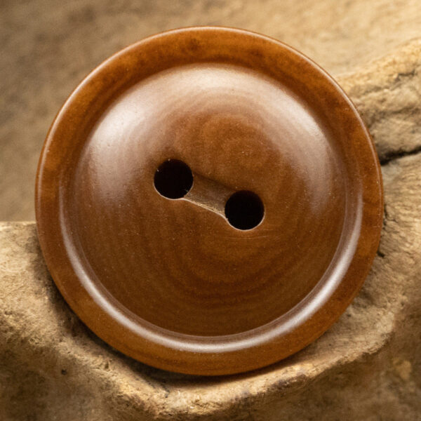 Round 2 Hole Natural Palm Fruit Corozo Buttons 10pcs