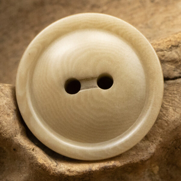 Round 2 Hole Natural Palm Fruit Corozo Buttons 10pcs