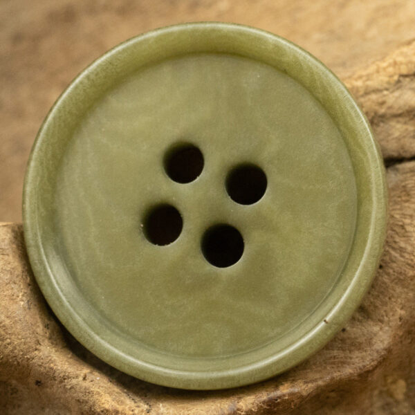 Round 4-Hole Natural Tagut Nut Buttons for Military Green Vests 10pcs - Lots of Buttons