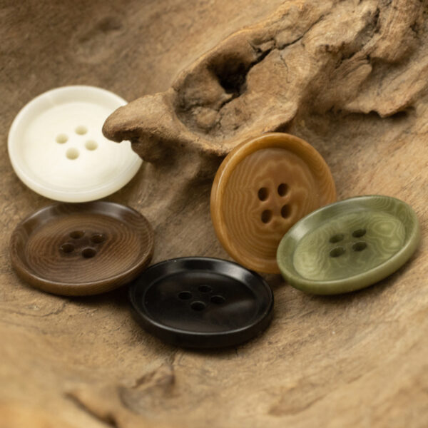 French Natural Tagut Nut Buttons for College Style Suits 10pcs - Lots of Buttons