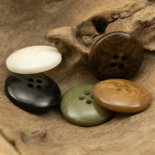 French Natural Tagut Nut Buttons for College Style Suits 10pcs - Lots of Buttons