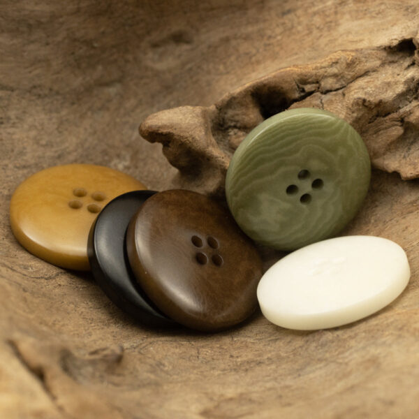 Vintage Wide-Edged Fruit Buttons for Army Green Casual Jackets 10pcs - Image 2