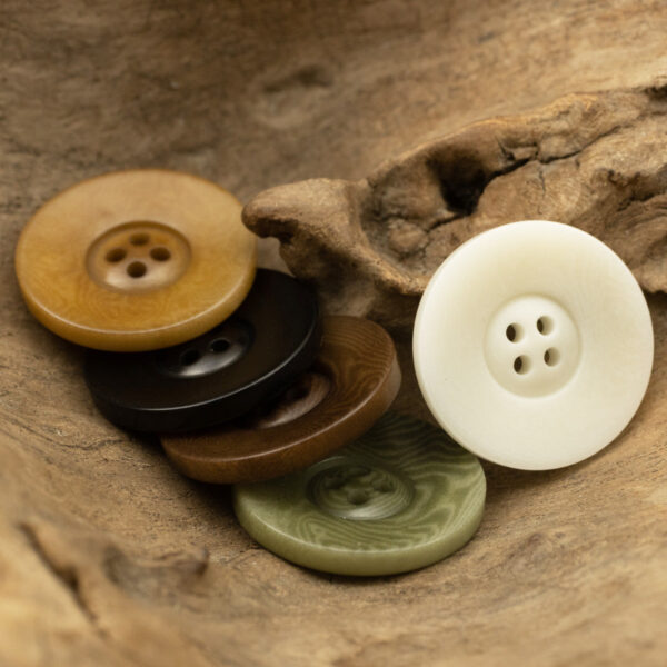 Vintage Wide-Edged Fruit Buttons for Army Green Casual Jackets 10pcs - Image 3