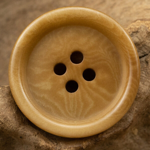 Vintage Thick-Edged Natural Fruit Tagut Nut Buttons for Jackets 10pcs - Image 4