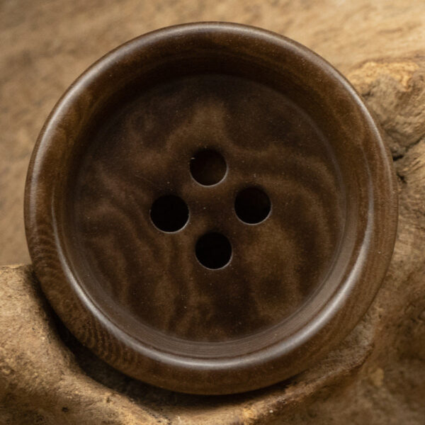 Vintage Thick-Edged Natural Fruit Tagut Nut Buttons for Jackets 10pcs - Image 6