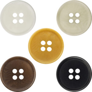15/20mm Black White Brown Tagut Nut Corozo Buttons 10pcs